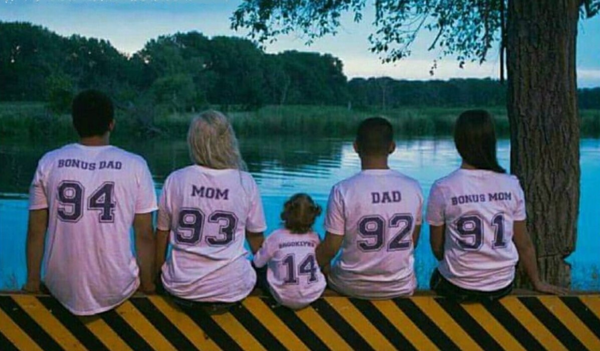 Dad number 1 and Dad number 2.